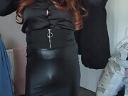 Hollycd1 skirt bulge crossdresser | Tranny Update | Porn videos