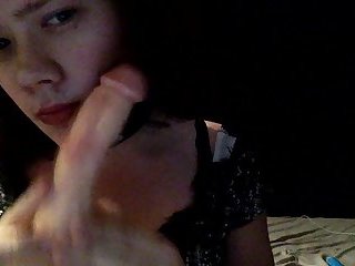 Chastity Sissy Alex - Showing Off My Favourite Dildo
