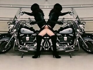 Jenna Bliss biker