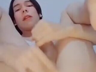 Amateur Trans Cock Play 41