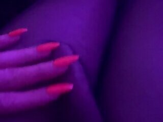 Touching my nylon dick
