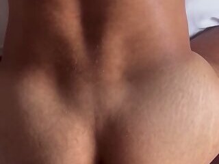 PT 3 Brunette TS fucking guy bareback