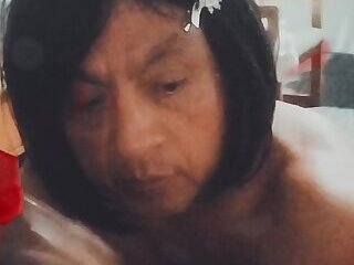 Macho negro me femeniza en motel de paso