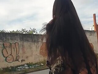 Renata Famosinha: blowjob outdoor