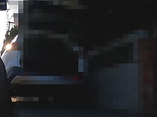HA72Saleswoman stuffs vibrator in anal and masturbates while waiting for her clients in car