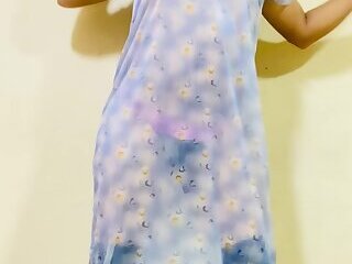Mujra in blue gown
