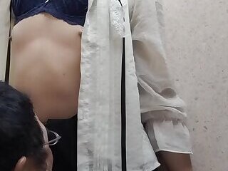Japanese crossdresser molested in public toilet
