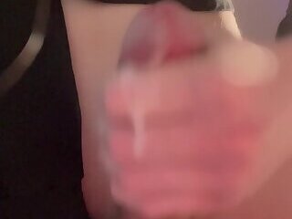 HOT POV FEMBOY STROKE CUM