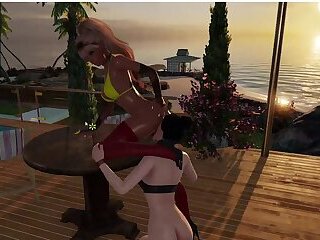 Mistress Sofi and her slave MilenaTS