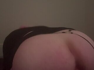 Sissy being fucked by a machine for the first time