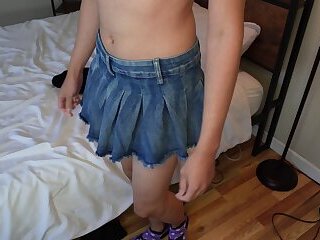 Femboy Step Bro Bubblz Forced to Dress Like A Girl & Fuck After Losing Game