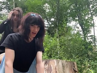 Fucked in the wood