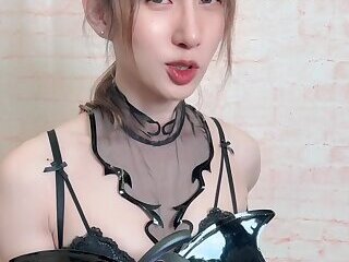 ABT250502 Sexy devil in chastity -穿贞操锁的性感小魅魔