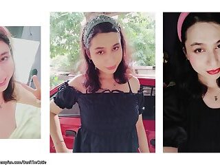 pretty tranny DaniTheCutie gets her ass pounded by a machine in this weird sex ed module