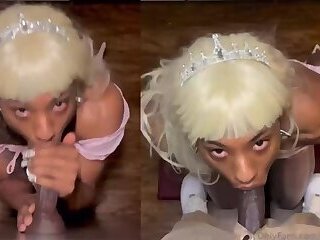 Sissy Amber Alexis - Blowjob Therapy Session Sucking a Dildo