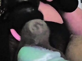 Part 3 after taking off my cage. My limp clitty making a mess