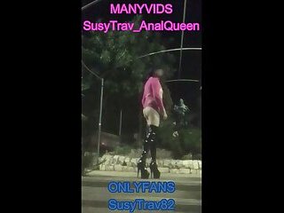 outdoor public slutwalk bottomless flashing tits