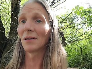 18.07.25 Fucked by branch, pissed, cummed and swallowed