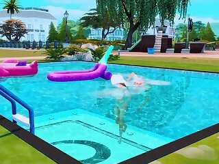 young wife cheats on her husband cuckold with futanari girlfriend sims me hentai sfm