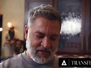 DILF Creampies Trans & Swallow His Cum