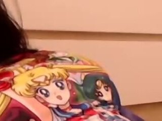Trans linda se masturbando