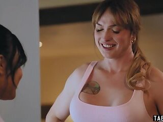 Hot TS  Blake Lovely unwinding in her latina teen roommates Summer Col ass