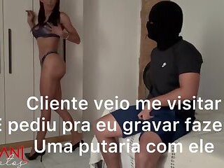 Venham ver o que eu fiz com esse delícia depois que sai do banho.