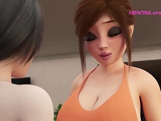 MILF Shared Once Again ◉ PREMIUM 3D FUTA Threesome