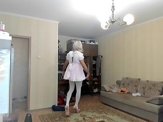 A beautiful bitch in a new dress
