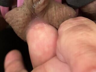 Amanda Polesitter: Fufu clipped & stranger finger bangs me until I’m wet