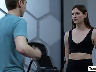 Shy Sage Roux anal fucks this horny annoying TS
