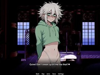 Haunted By Femboy #06 - 18yo Goth Trans Boy Shows His New Swimsuit, Big Ass And Massive Bulge