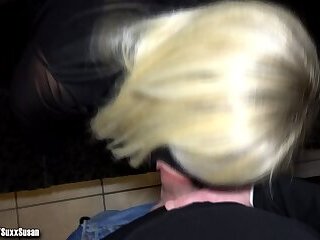 Me sucking off a cock to completion