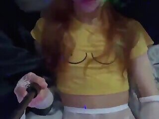 latin pink panty cum