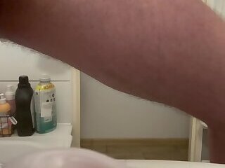 Shaving cock long nails