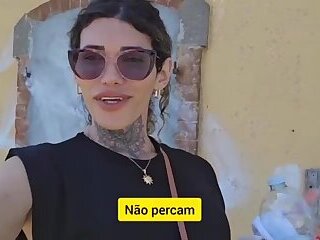 See Trans Sabrina Prezotte showing off on the call.