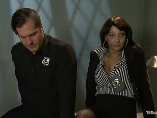 Huge Splashing Cum Shot from The Demure TS Sunshyne Monroe