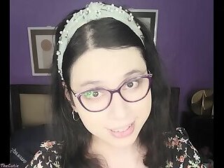 Pretty lil tranny DaniTheCutie holds a thick dildo in her tight ass this Christmas