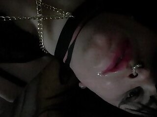 my cream on my white slut face