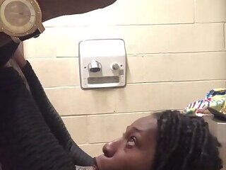 Creaming On Dick & The Gas Station Bathroom