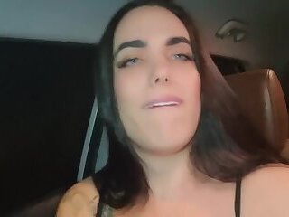 Ts Luana Dias Ended Up Fucking Her Gym Instructor In The Car & Creampied Him