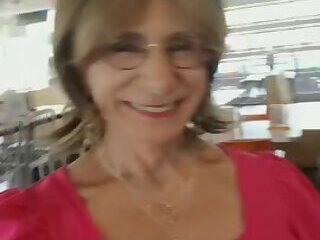 Julie at the sports bar
