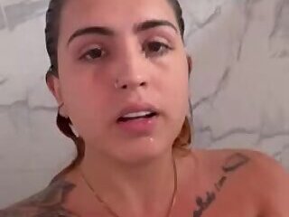 Dannax love Milk In The Shower! Copy For Full Video >> trannyleaks.blogspot.com