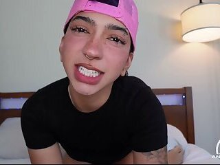 Trans Boy Rocki Takes Huge Cock In Tight Ass Til Creampie