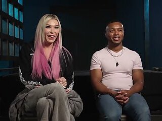 Blonde TS Loves Black Bitch Cuntboy