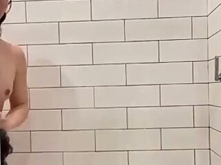 Addie Love Shower Masturbates
