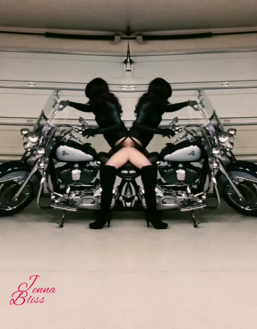Jenna Bliss biker