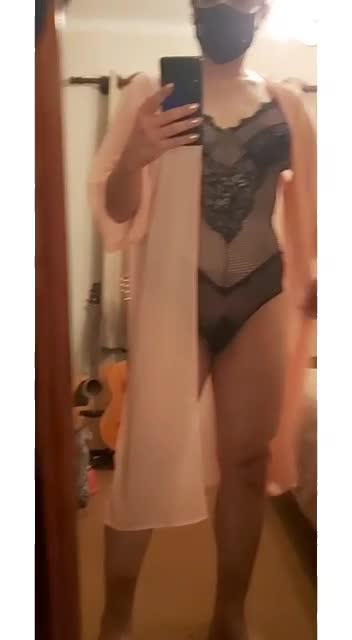 black lingerie