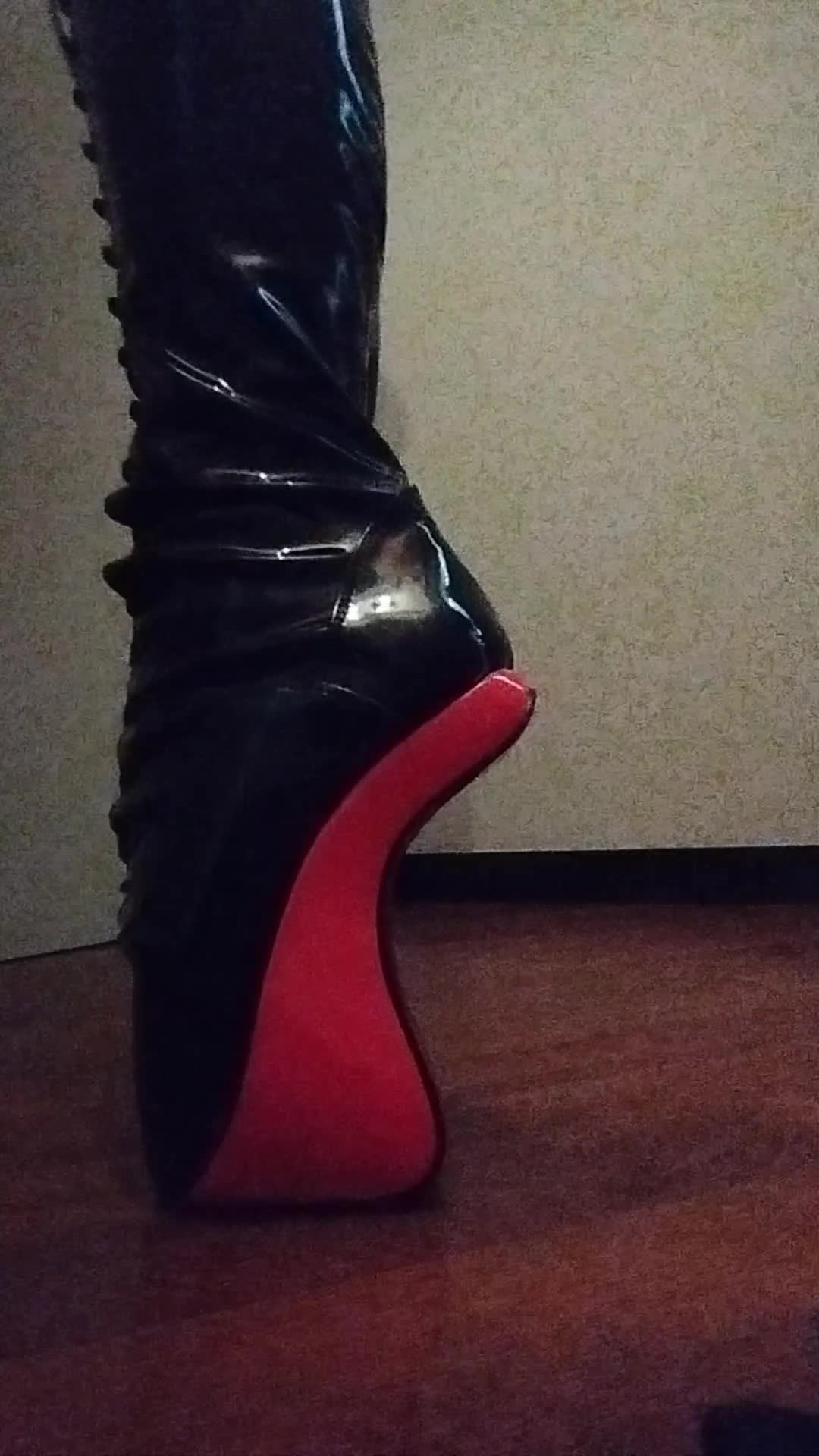 First time Ballett High Heels
