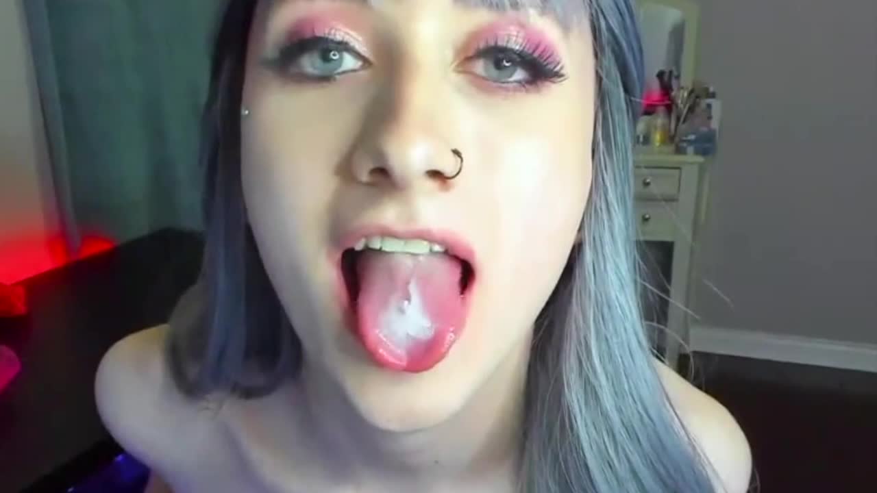 Sexy Trap Eats Her Cum- Part 2